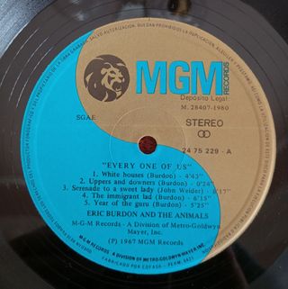 Vinilo LP Eric Burdon Every one of Us 1980.