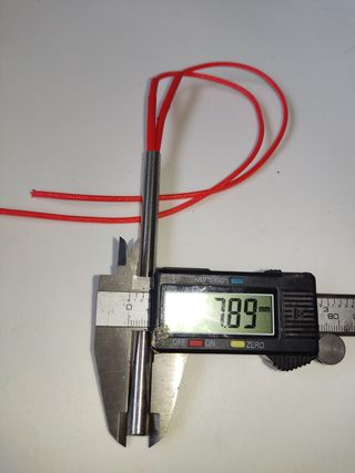 Resistencia encendido estufas pellets 120mm 150w