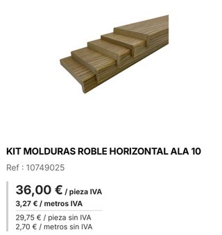 Kit molduras puerta ala 10