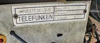 Radio antigua TELEFUNKENN