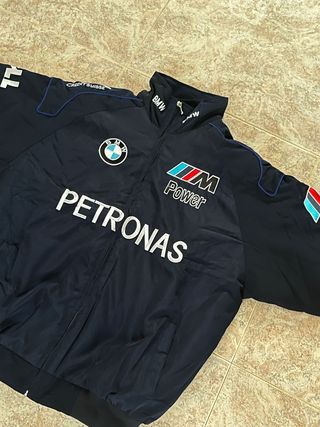 Chaqueta Vintage BMW Sauber F1 Team Retro Azul