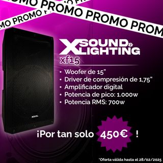 ALTAVOZ 15" AUTO AMPLIFICADO.