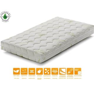 Materasso lattice bambini marcapiuma 64x124