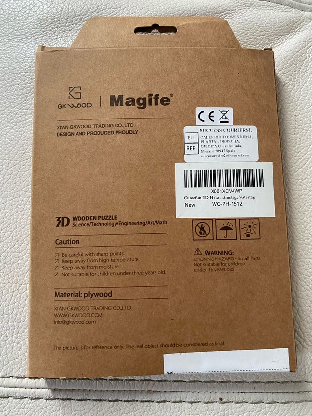 Puzzle 3D in legno 158 pezzi elicottero