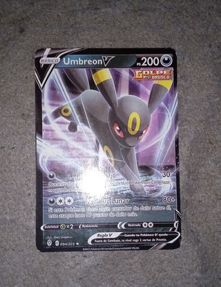 Carta Pokémon Umbreon V in spagnolo