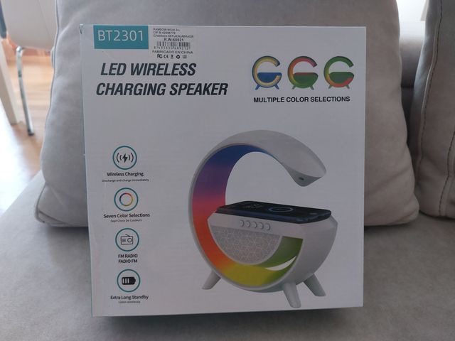 Altavoz Bluetooth, Cargador Inalámbrico Google