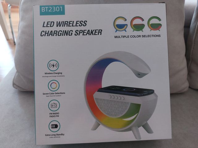 Altavoz Bluetooth, Cargador Inalámbrico Google