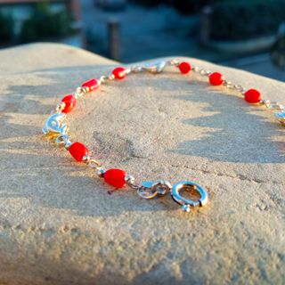 🔥 Bracciale Corallo e Argento