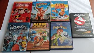 DVD Los Increíbles, Robots, Bee movie...