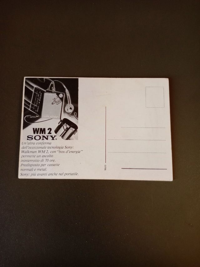 Cartolina postale Sony