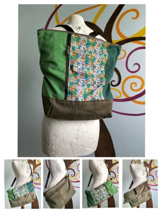 Mochila bolso transformable