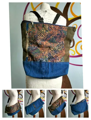 Mochila bolso transformable