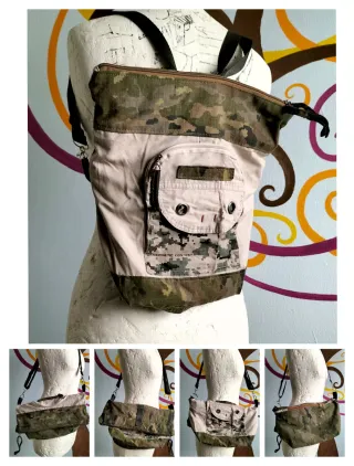 Mochila bolso transformable