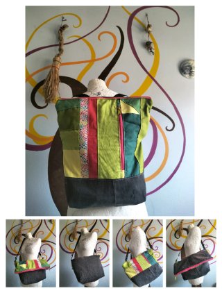 Mochila bolso transformable