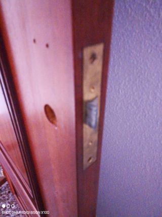 Puerta madera maciza 202x62 cm