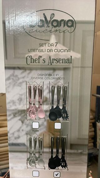 NUOVO SET 7 MESTOLI IN SILICONE