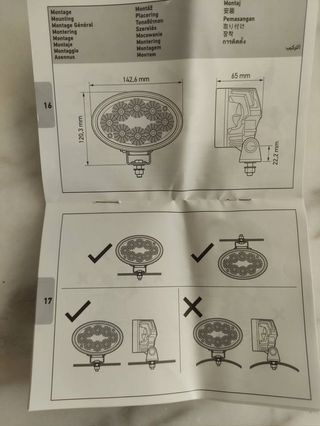 Farol Auxiliar-Trabalho Hella Value Fit