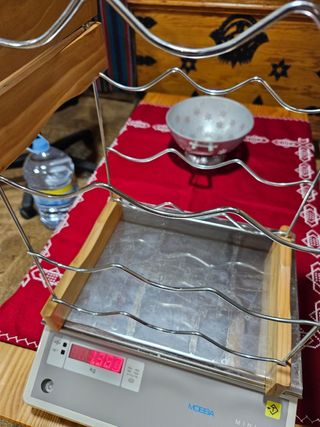 BOTELLERO METAL Y MADERA