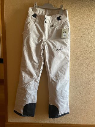 Pantalón de esquiar blanco