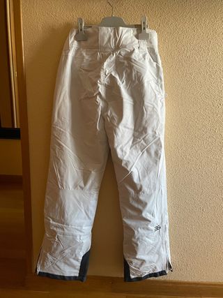 Pantalón de esquiar blanco