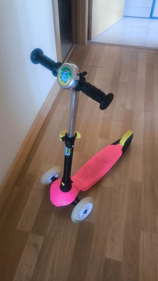 Patinete decathlon ruedas con luces