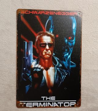 Cartel Metálico The Terminator