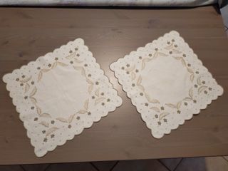 Set 3 Centro tavola ricamato