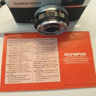 Cámara Olympus Trip 35 analógica