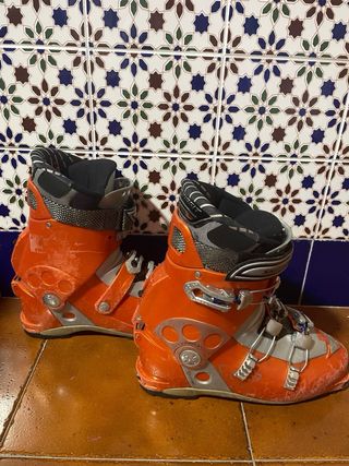 Esquis de fondo botas y mochila