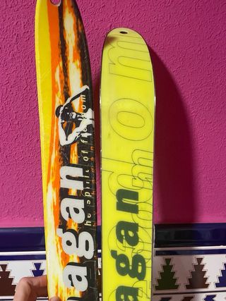 Esquis de fondo botas y mochila