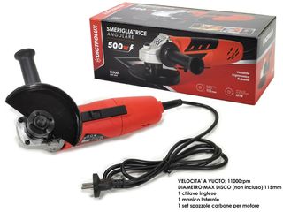 Smerigliatrice angolare 500 watt 