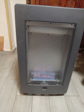 Estufa de llama azul 