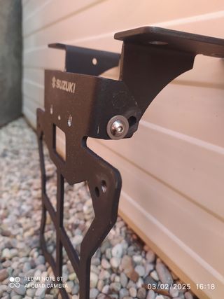 Portatarga in alluminio