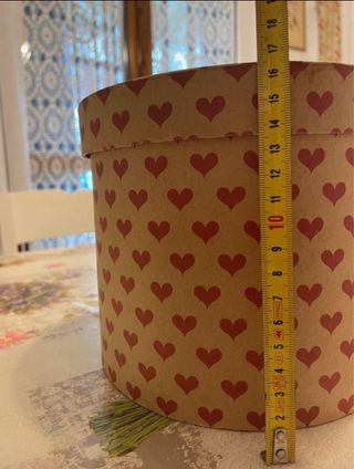 Scatola regalo a cuori