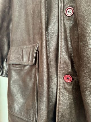 Abrigo piel Hombre talla M