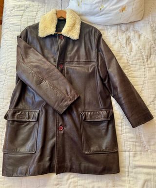Abrigo piel Hombre talla M