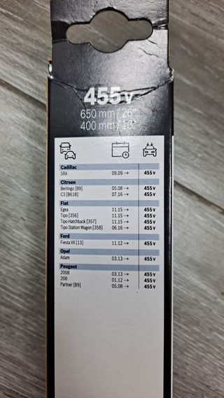 Escobillas limpiaparabrisas citroen