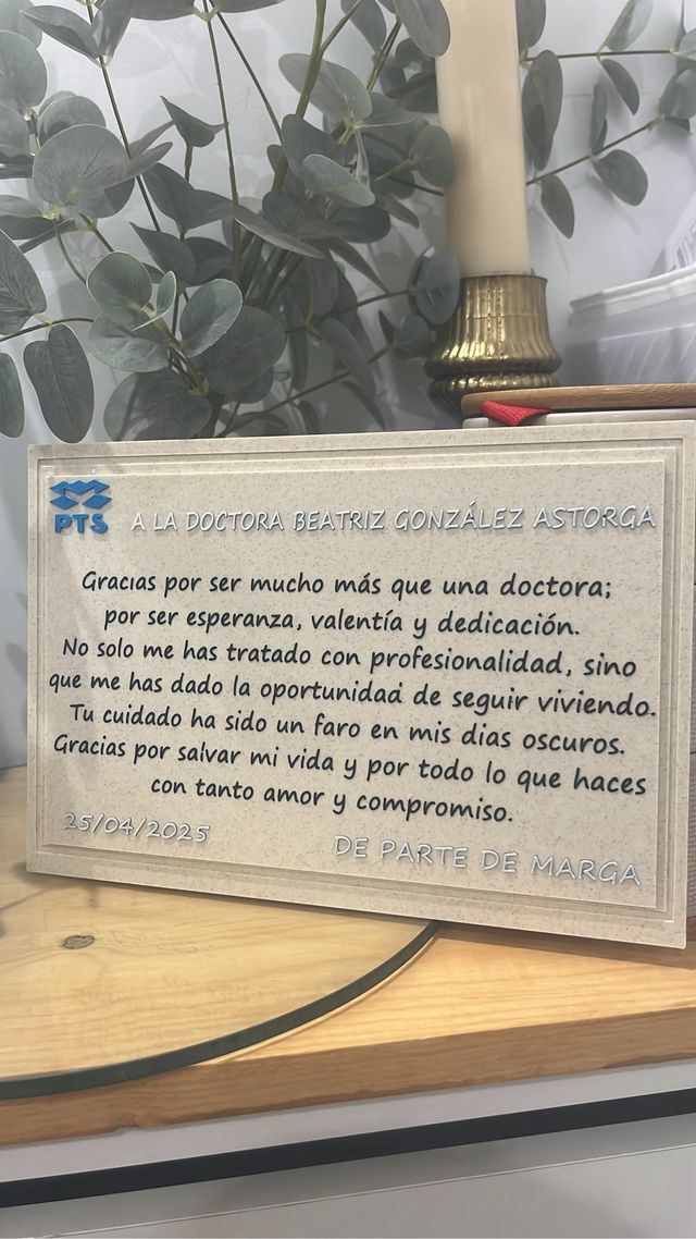 Placa conmemorativa 3d