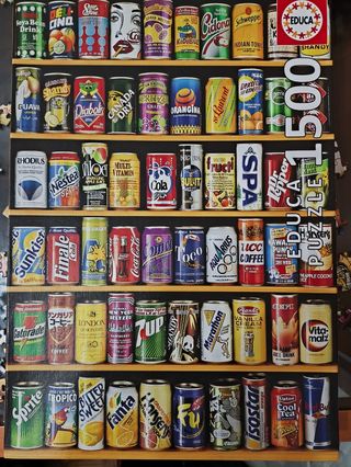 Puzzle Latas 1500 piezas educa