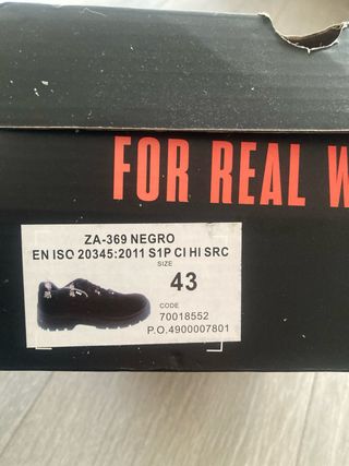 Zapatos seguridad KingsMan 43