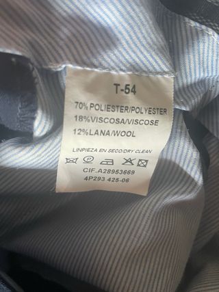 Traje Chaqué Azul REBAJADO Levita y Pantalon