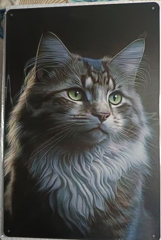 CARTEL METÁLICO N 406