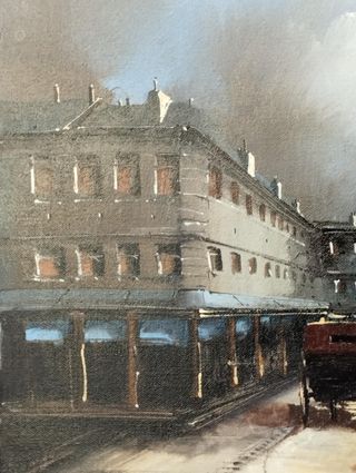 Antico quadro dipinto olio su tela Luigi Rocca