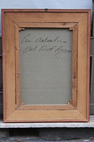 Antico quadro dipinto olio su tela Luigi Rocca