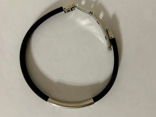 Bracciale in Cuoio e Acciaio