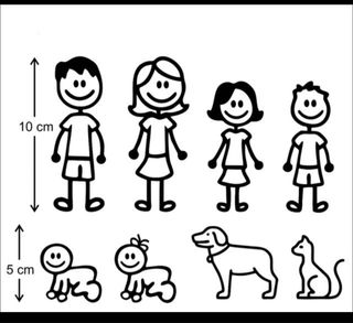 Pegatinas Familia Personalizadas