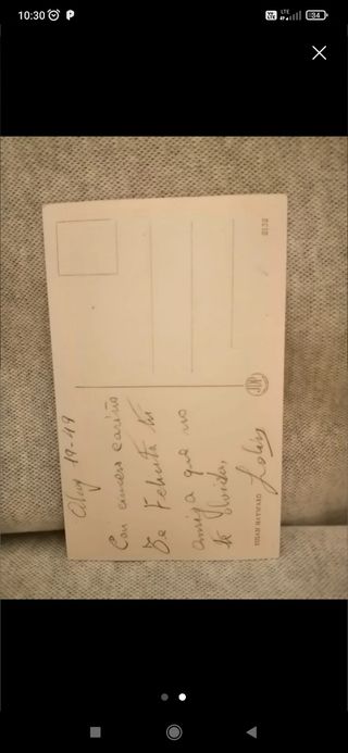 Lote 4 fotos postales antiguas actrices