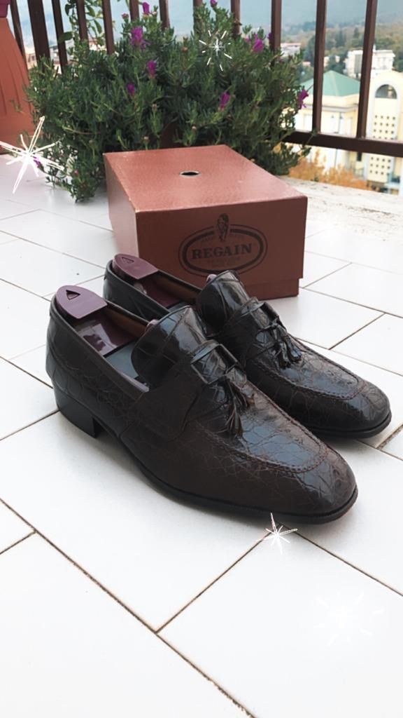 Mocassino coccodrillo