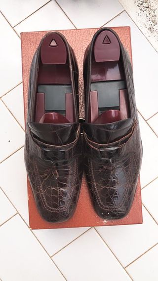 Mocassino coccodrillo
