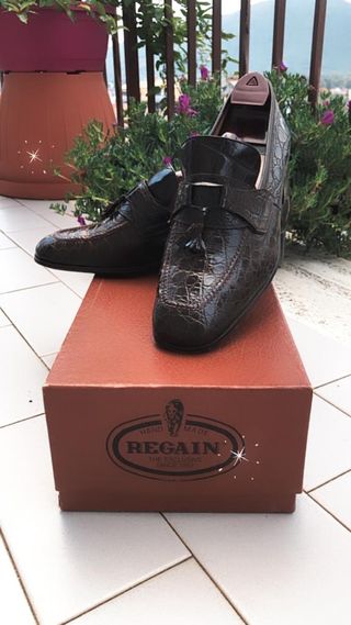 Mocassino coccodrillo